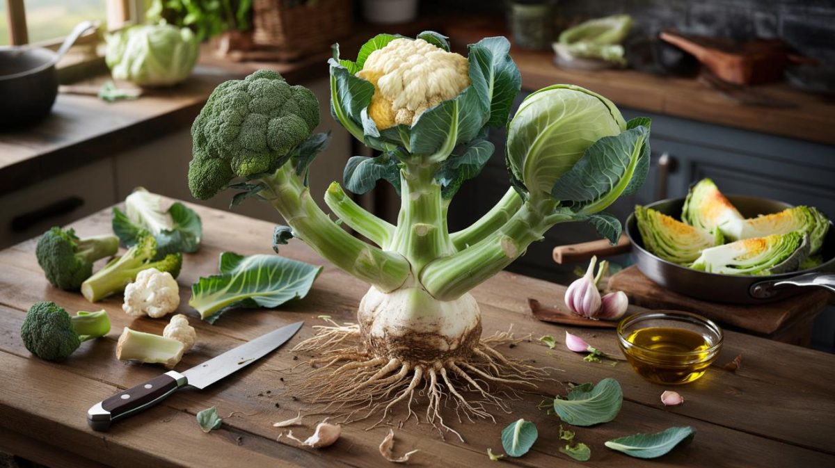 Many people don’t know this, but cauliflower, broccoli and cabbage are all varieties of the same plant